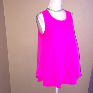 Beautiful summer top, bright pink size S